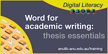 Imagem principal do evento Word for academic writing: thesis essentials