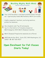 Primaire afbeelding van Intensive Math Lessons, Math Kangaroo, AMC, Noetic Math learning Contest