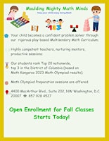 Intensive Math Lessons, Math Kangaroo, AMC, Noetic Math learning Contest primary image