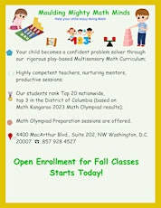 Intensive Math Lessons, Math Kangaroo, AMC, Noetic Math learning Contest