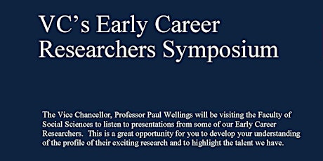 VC's ECR Symposium - Social Sciences primary image