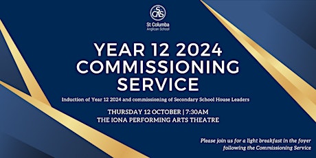 Year 12 2024 Commissioning Service primary image