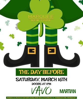 St Patrick's Day at Marquee NY
