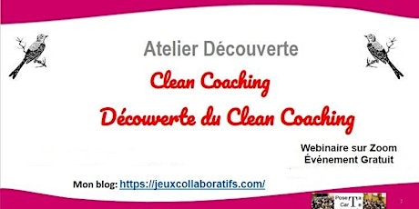 Ateliers de découverte du Clean Language