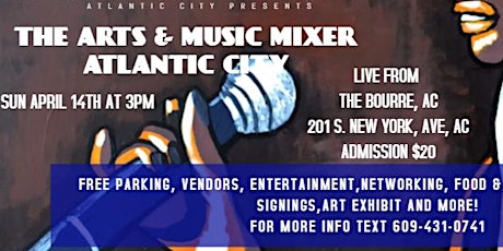 The Arts & Music Mixer: Atlantic City April primary image