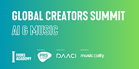 Primaire afbeelding van The Ivors Academy Global Creators Summit, supported by PRS for Music