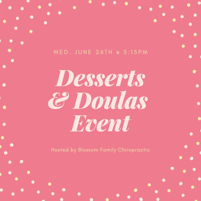 Desserts & Doulas Event