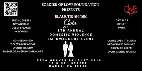 SOLDIER OF LOVE FOUNDATION 8TH ANNUAL DOMESTIC VIOLENCE EMPOWERMENT GALA primary image