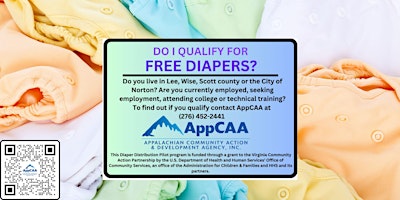 Hauptbild für Wise County and City of Norton Diaper Distribution Sign up opportunity