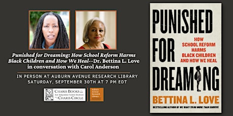 Punished for Dreaming: How School Reform Harms Black Children primary image