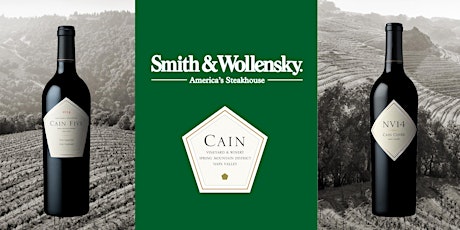 Cain Vineyard Wine Dinner at Smith & Wollensky Wellesley primary image