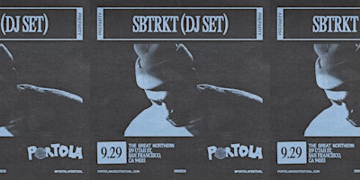 Portola Pre-Party ft SBTRKT (dj set)