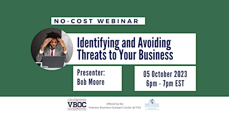 Identifying and Avoiding Threats to Your Business Webinar primary image