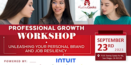 Professional Growth Workshop - Unleash Your Personal Brand & Job Resiliency primary image