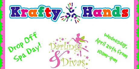 Darlings & Divas Drop Off Spa Day at Krafty Hands Syosset 4-24 primary image