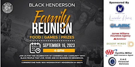 Black Henderson Family Reunion primary image