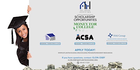 Apply Now! Atlanta Housing Scholarship Opportunities!