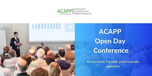ACAPP Open Day for the Accounts Payable Industry