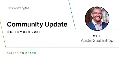 CS Coaching Community Calls w Austin Suellentrop (Sep 2023) US/Europe/EMEA primary image