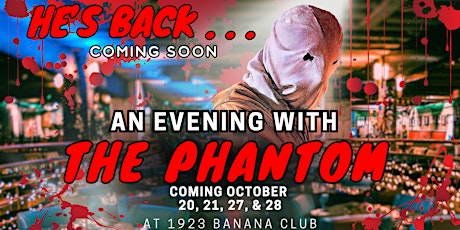 An Evening with The Phantom on OCT 28 primary image