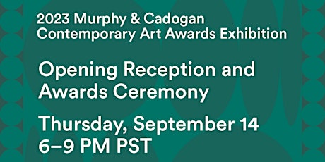 2023 Murphy & Cadogan Contemporary Art Awards Exhibition primary image