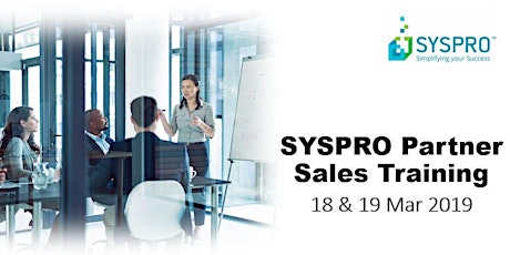 SYSPRO Partner Sales Training, Philippines primary image