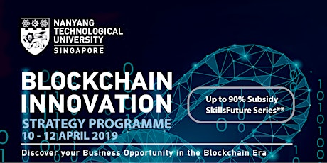 NTU Blockchain Innovation Strategy Programme 2019 primary image