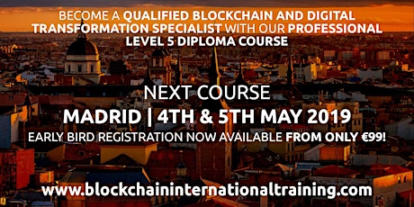 Blockchain & Digital Transformation Professional Diploma Course primary image