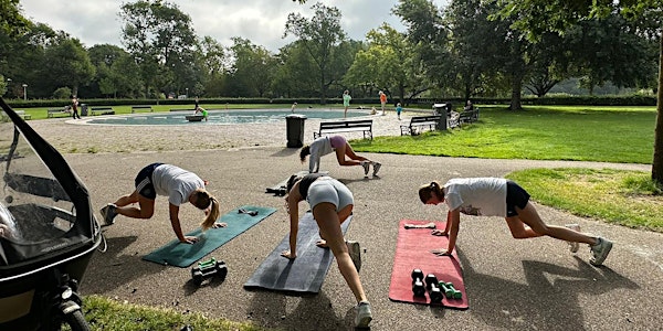 Outdoor HIIT in Vondelpark (Kinderbadje) by Tommy with Jimme