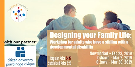 Designing Your Family Life;For Adults With A Sib w Developmental Disability primary image