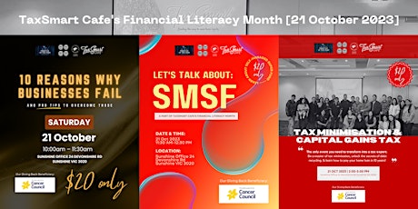 Image principale de October is TaxSmart Cafe's Financial Literacy Month!