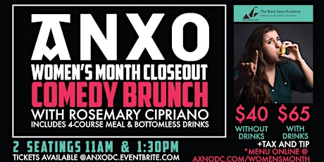 WOMEN'S MONTH COMEDY BRUNCH CLOSEOUT (SEATING 1)