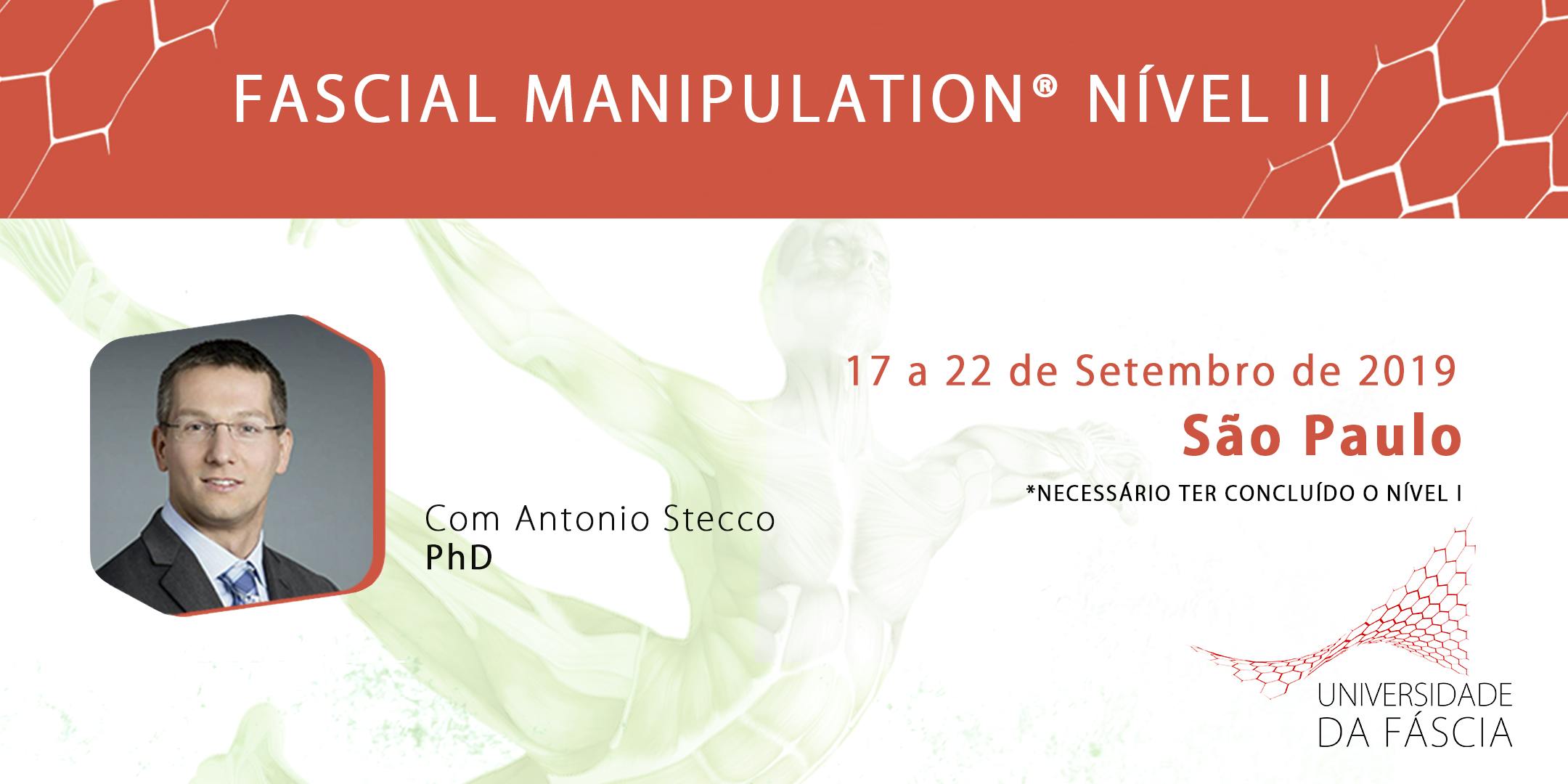 Fascial Manipulation® com Antonio Stecco - NÍVEL II
