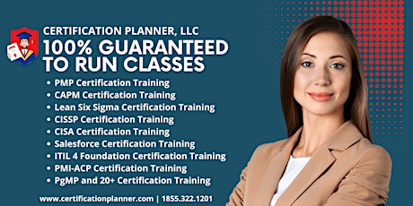 PMP Certification Training by Certification Planner in Canberra