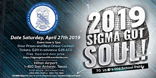 5th Annual SIGMAs Got Soul Old School Party 