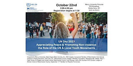 Hauptbild für UN Day 2023: “Appreciating Peace and Promoting Non-violence"