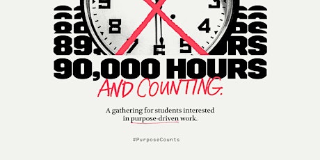 90,000 and Counting: A student gathering for purpose-driven work primary image