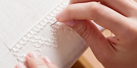 Linen Biennale 2023: Traditional White Work Linen Embroidery Class  primärbild