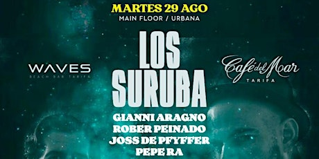 Twist Tarifa y LOS SURUBA en Café del Mar Tarifa. Martes 29 agosto 2023 primary image