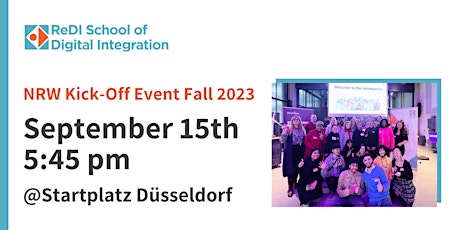 Hauptbild für ReDI School NRW Kick-Off Fall 2023