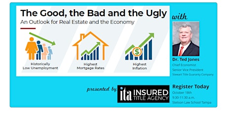 Immagine principale di Real Estate and the Economy with Dr. Ted Jones 