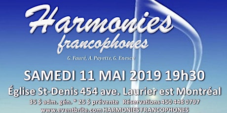 HARMONIES FRANCOPHONES primary image