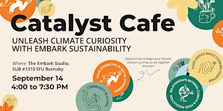Primaire afbeelding van Catalyst Cafe: Unleash Climate Curiosity with Embark Sustainability