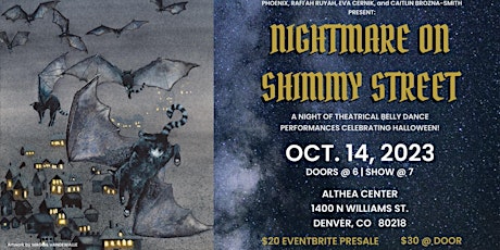 Nightmare on Shimmy Street - A Theatrical Bellydance Halloween Event primary image