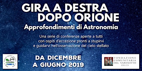 Immagine principale di VIAGGIO NELL'UNIVERSO SCONOSCIUTO - Gira a Destra dopo Orione - 7a conferenza 
