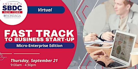 Imagen principal de Fast Track to Business Start-Up:  Micro-Enterprise Edition (Virtual)