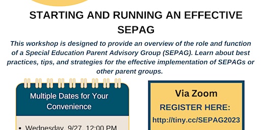Starting and Running an Effective SEPAG primary image