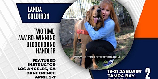 Primaire afbeelding van Pet Search and Rescue Conference: Los Angeles, California