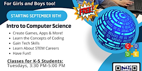 After-School Computer Science Classes for Grades K-5