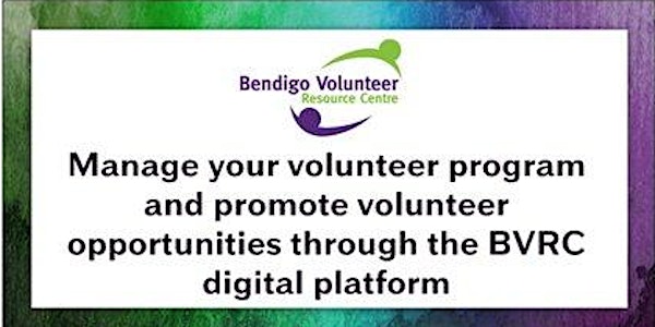 Digital Volunteer Management Platform Training Sessions 